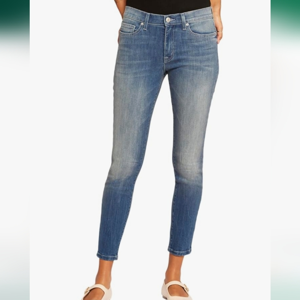 Current/Elliott Classic Blue Skinny Jeans‎